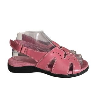 Mushrooms Pink Women's Flat Sandals